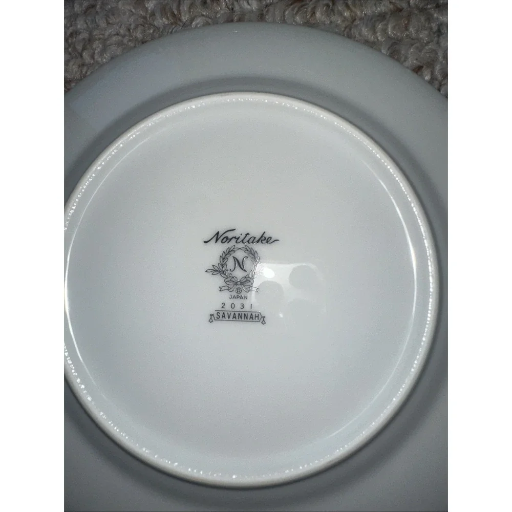 Noritake China~Savannah 2031~Set‎ of 9 Bread Dessert Plates 6 3/8